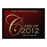 Class of 2012 Red Gold Graduation Announcement