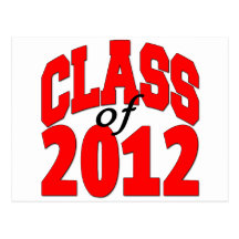 Class of 2012 (red) post card