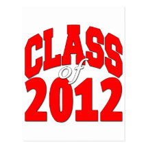 Class of 2012 Red Postcard