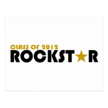 Class of 2012 Rockstar Post Card