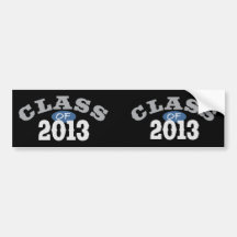 Class Of 2013 Blue Bumper Sticker