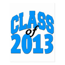 Class of 2013 (blue ) postcards