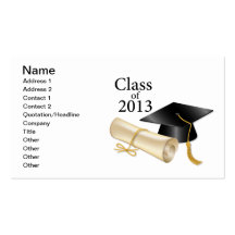 Class of 2013 business cards