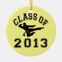 Class Of 2013 Martial Art - Black 2 D Ornament