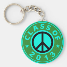 Class Of 2013 Peace Keychain