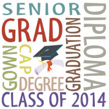 Class of 2014 Graduation Acrylic Cut Outs