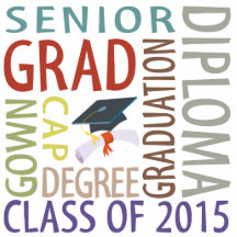 Class of 2015 Graduation Acrylic Cut Out