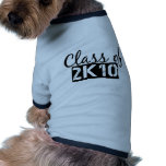 class of 2k10 (2010) pet shirt