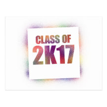 class of 2k17, class of 2017 postcards