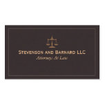Classic Attorney Business Card