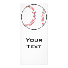 classic baseball design rack cards