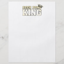 Classic Beer Pong King Flyers