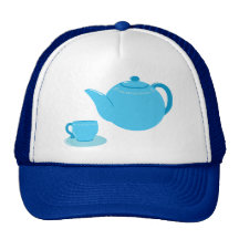 Classic Blue Teapot Hats