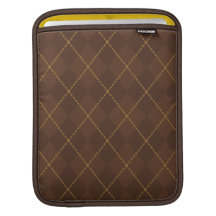 Classic Brown Argyle iPad Sleeve