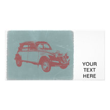 Classic Car Photo Card Template