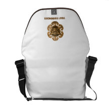 Classic Chinese Lion Messenger Bag