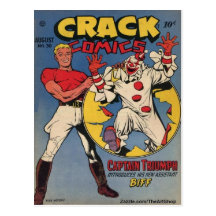 Classic Crack Comics Post Cards