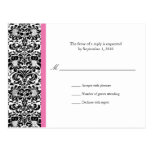 Classic Damask RSVP Postcard