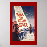 Classic Film poster "Plan 9 from Outer Space"