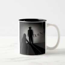classic film style coffee mug
