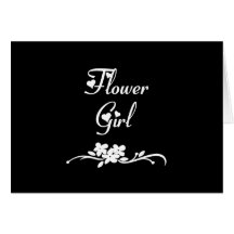 Classic Flower Girl Card