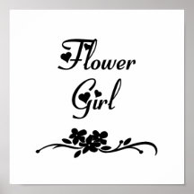 Classic Flower Girl Print