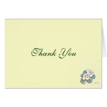 Classic Flower Thank You Card