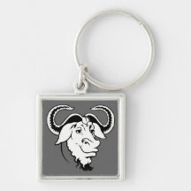 Classic GNU Key Chains