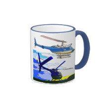 Classic helicopters coffee mug
