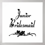 Classic Junior Bridesmaid Poster