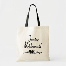 Classic Junior Bridesmaid Tote Bags