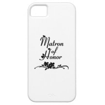 Classic Matron of Honor iPhone 5 Covers