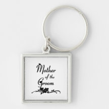 Classic Mother of the Groom Keychain