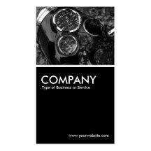Classic Motorcycle Gauges Business Card