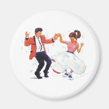 Classic Rock and Roll  Jive Dancing Magnets