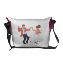 Classic Rock and Roll Jive Dancing Courier Bags
