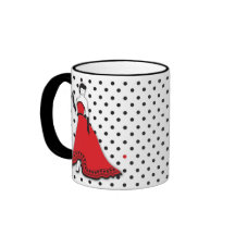 Classic Senorita in Red Coffee Mug