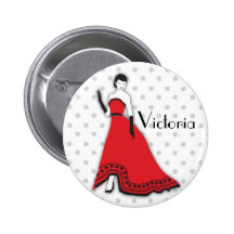 Classic Senorita in Red Pins