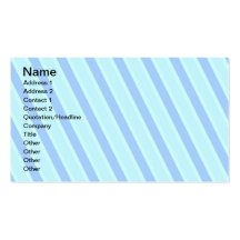 Classic Stripes Baby Boy Blue Business Card