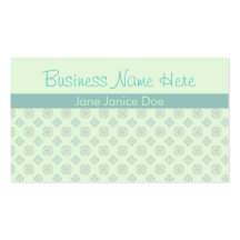 Classic Teal Business Card