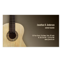 Classical Guitar business card