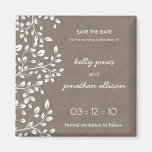 Classy and Elegant Save the Date Wedding Magnet
