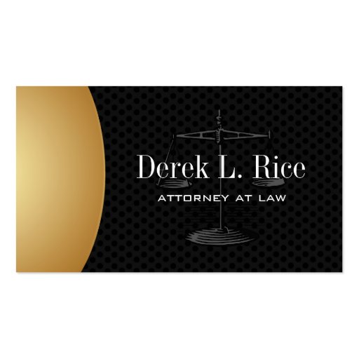 Classy Attorney Business Cards