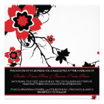 Classy B&W Cherry Blossom Wedding Invite