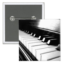 Classy Black & White Piano Photography Pins