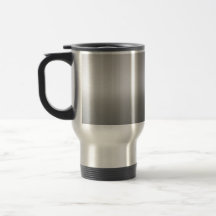 Classy Brushed Aluminium Coffee Mug