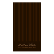 Classy Business Cards - Vertical Stripe Design