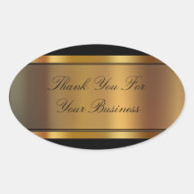 Classy Business Thank You Stickers