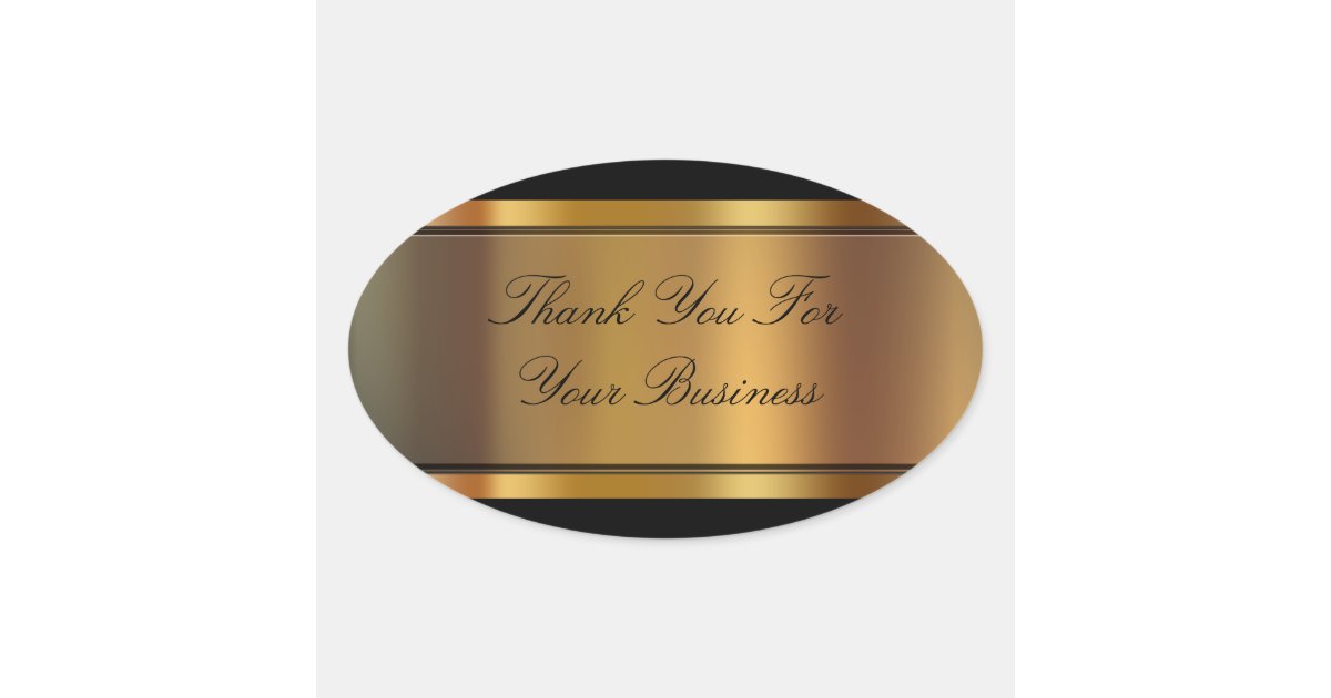 Classy Business Thank You Stickers | Zazzle Classy Business Thank You Stickers | Zazzle