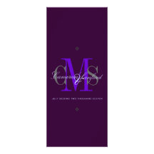 Classy + Contemporary Monogram Wedding Invitations